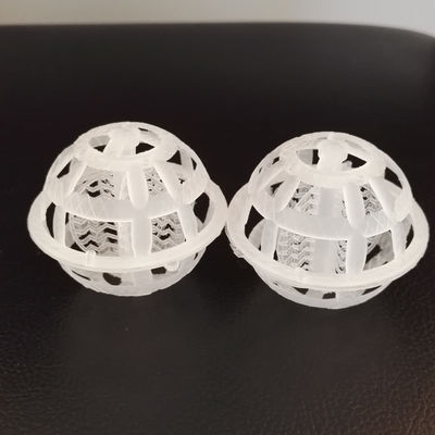 Openable Plastic Cage Ball Bio Media 50mm For Water Treatment