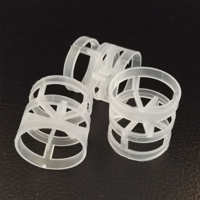 100% Virgin Polypropylene Plastic Random Tower Packing Pall ring 25mm